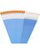 30 Pcs Small Paint Brushes Bulk, Nylon Hair Flat Tip Round Plastic Brushes